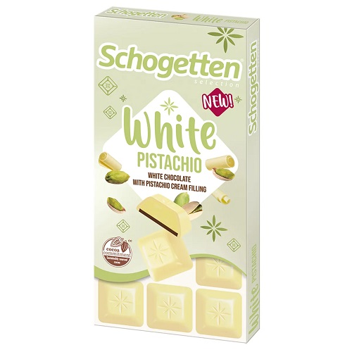 Schogetten шоколад белый Blonde Pistacho, 100 гр Schogetten шоколад белый Blonde Pistacho, 100 гр